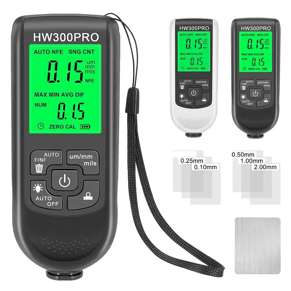 HW-300PRO Film cat mobil, alat - Paint Thickness Gauge ulasan dan harga