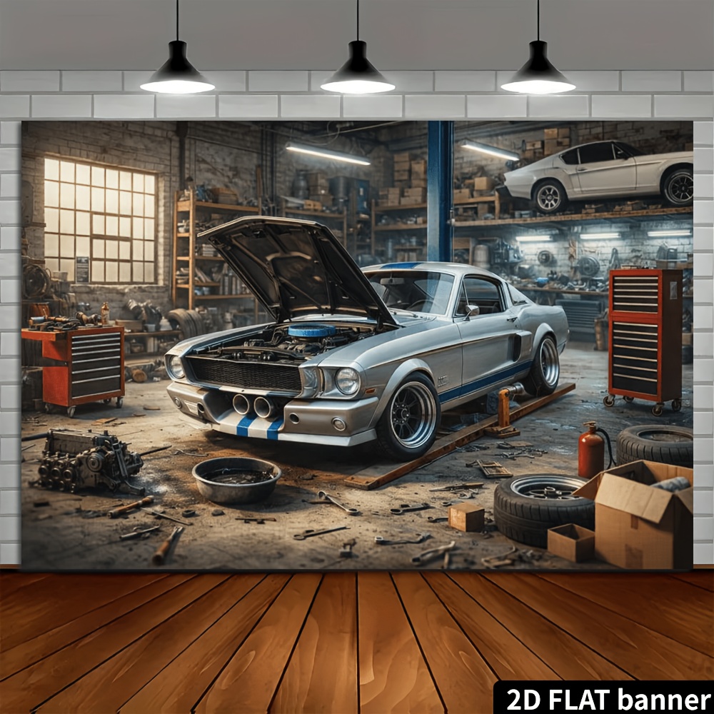 Kain latar belakang mobil spor - Auto Repair Shop Background ulasan dan harga