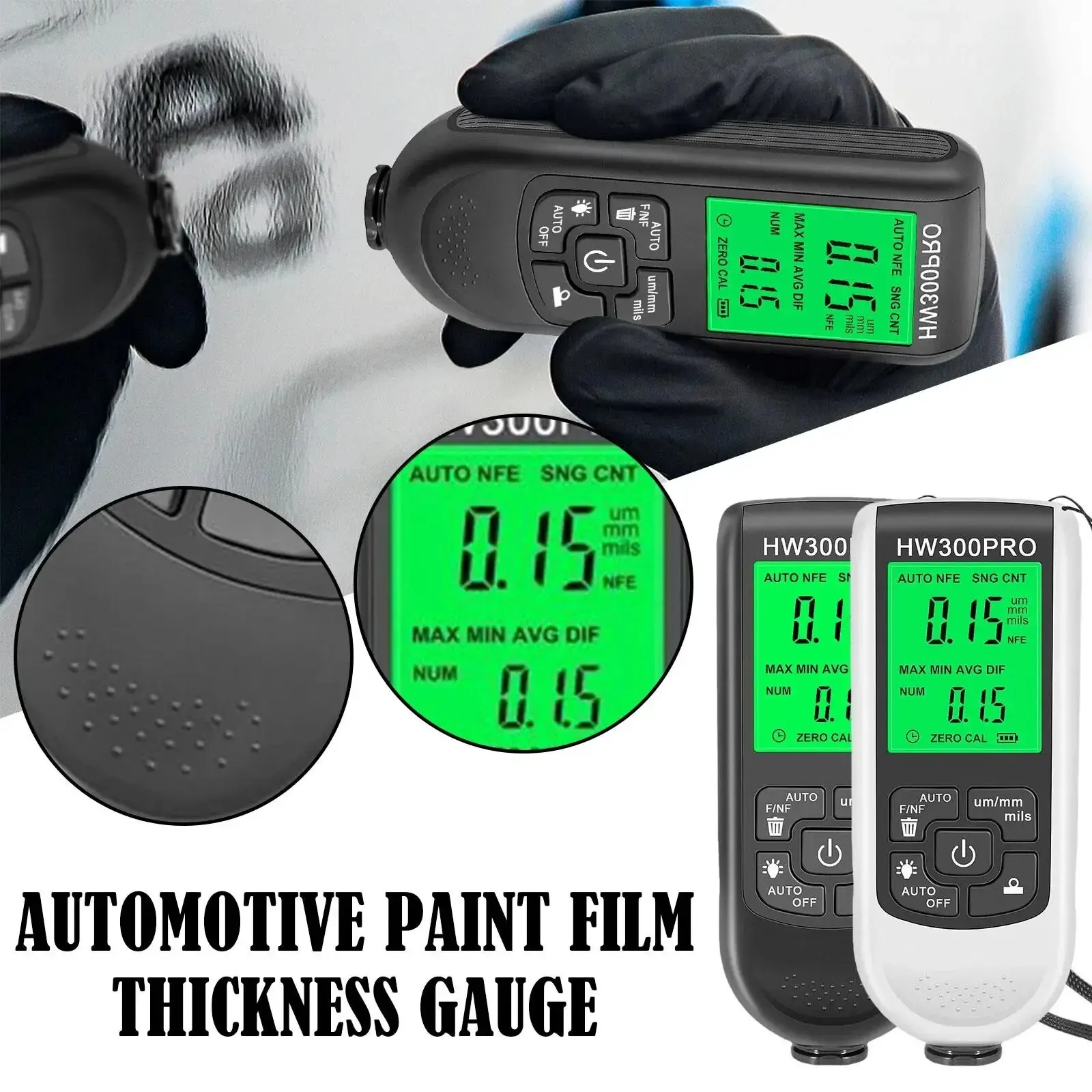 HW-300PRO Penguji Ketebalan La - Paint Thickness Gauge ulasan dan harga