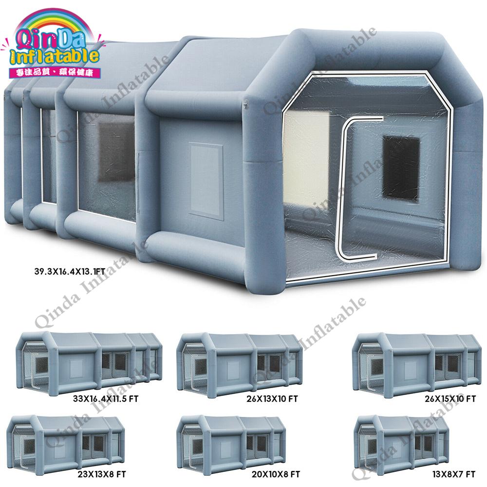 Tenda Semprot Cat Tiup Kustom  - Inflatable Paint Booth ulasan dan harga