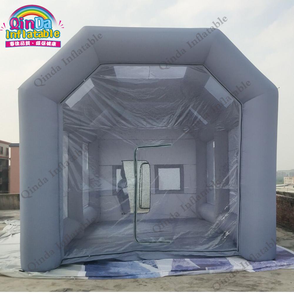 Tenda Semprot Cat Tiup Kustom  - Inflatable Paint Booth ulasan dan harga