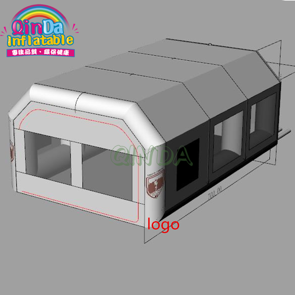 Tenda Semprot Cat Mobil Tiup B - Inflatable Paint Booth ulasan dan harga