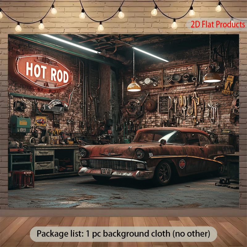 1 Latar Belakang Spanduk Garas - Auto Repair Shop Background ulasan dan harga