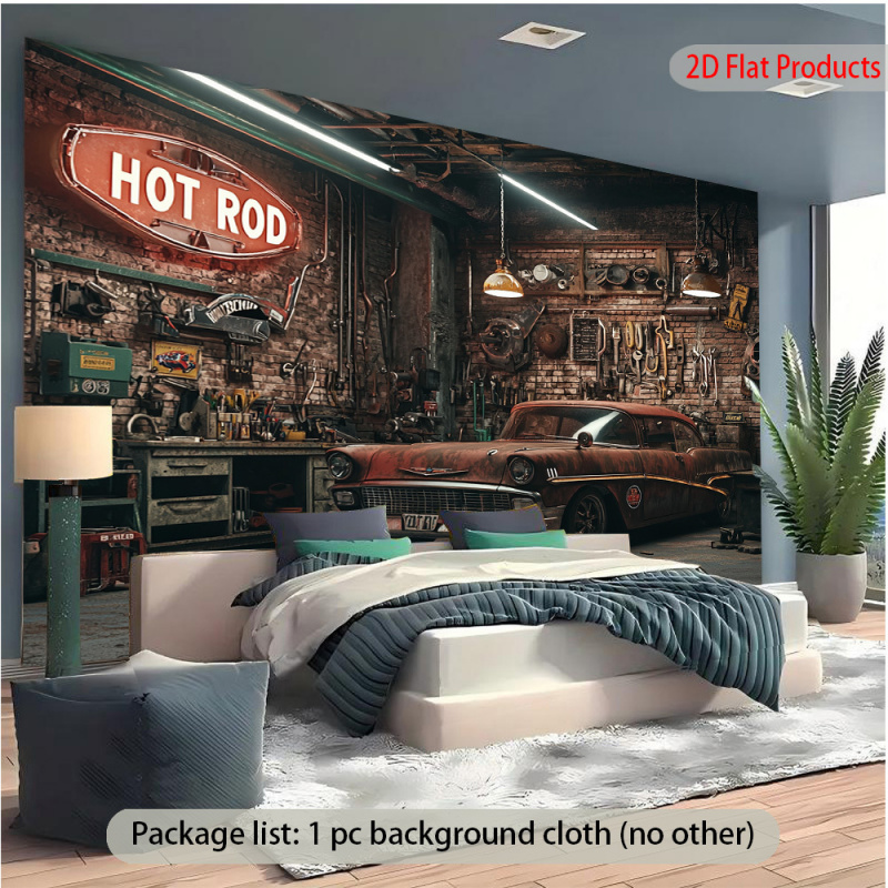1 Latar Belakang Spanduk Garas - Auto Repair Shop Background ulasan dan harga