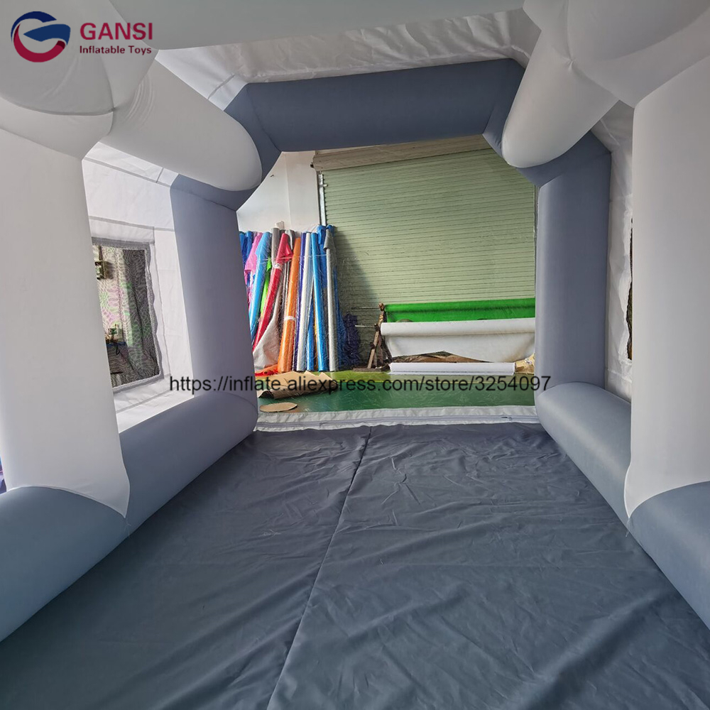 Tenda Cat Semprot Tiup Bahan O - Inflatable Paint Booth ulasan dan harga
