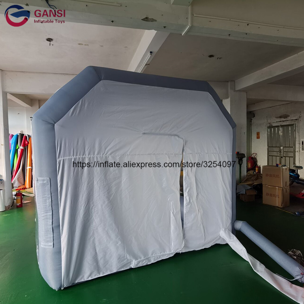Tenda Cat Semprot Tiup Bahan O - Inflatable Paint Booth ulasan dan harga